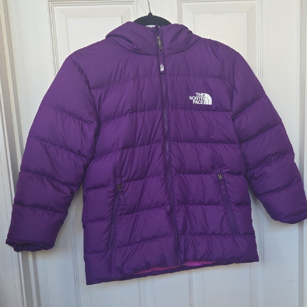 The North Face Kids Vibrant Purple Puffer Coat